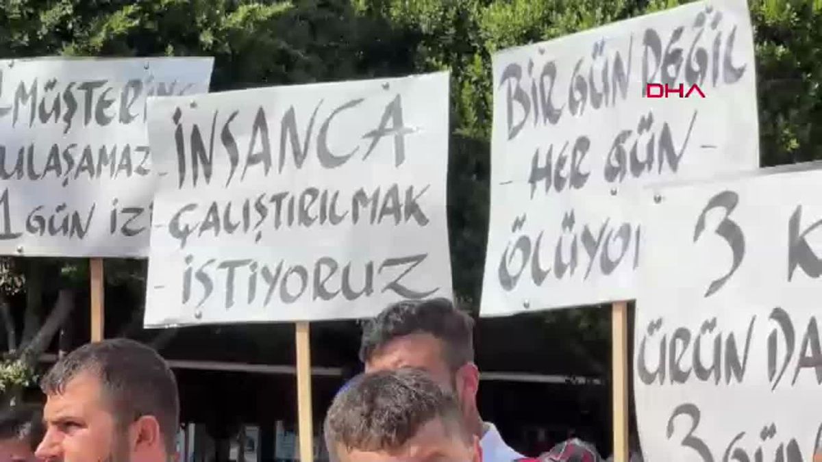 Adana\'da Kuryeler İş Bıraktı