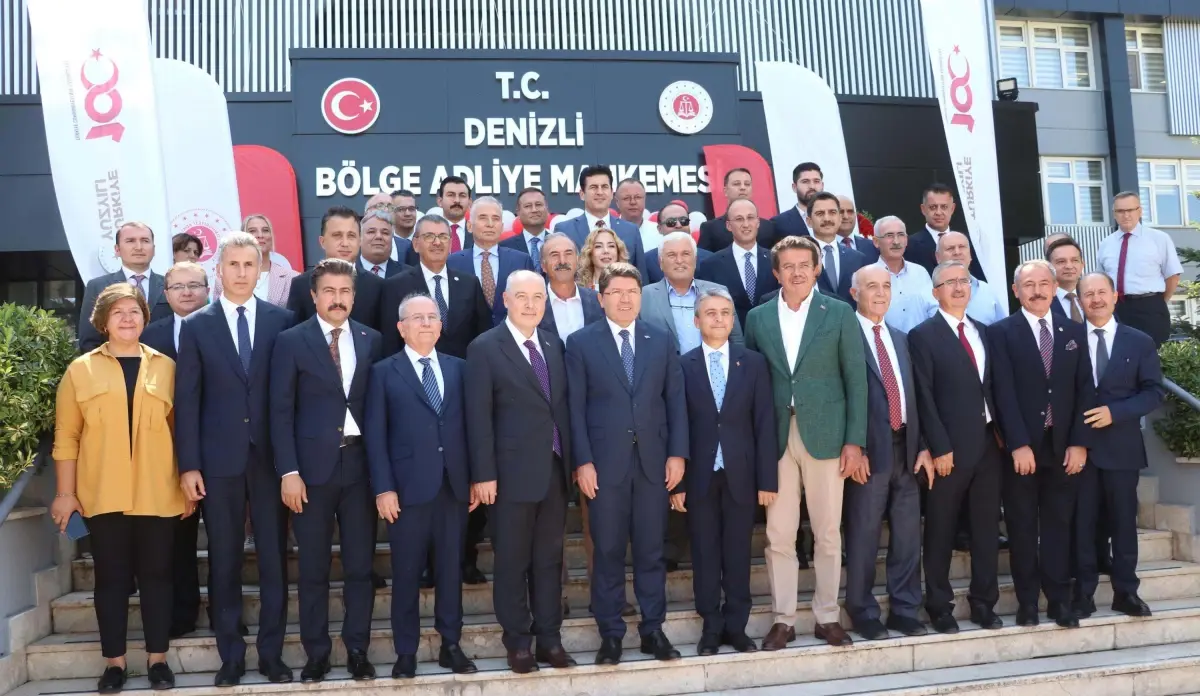 Denizli\'de Yeni Adalet Binalarının Açılışı