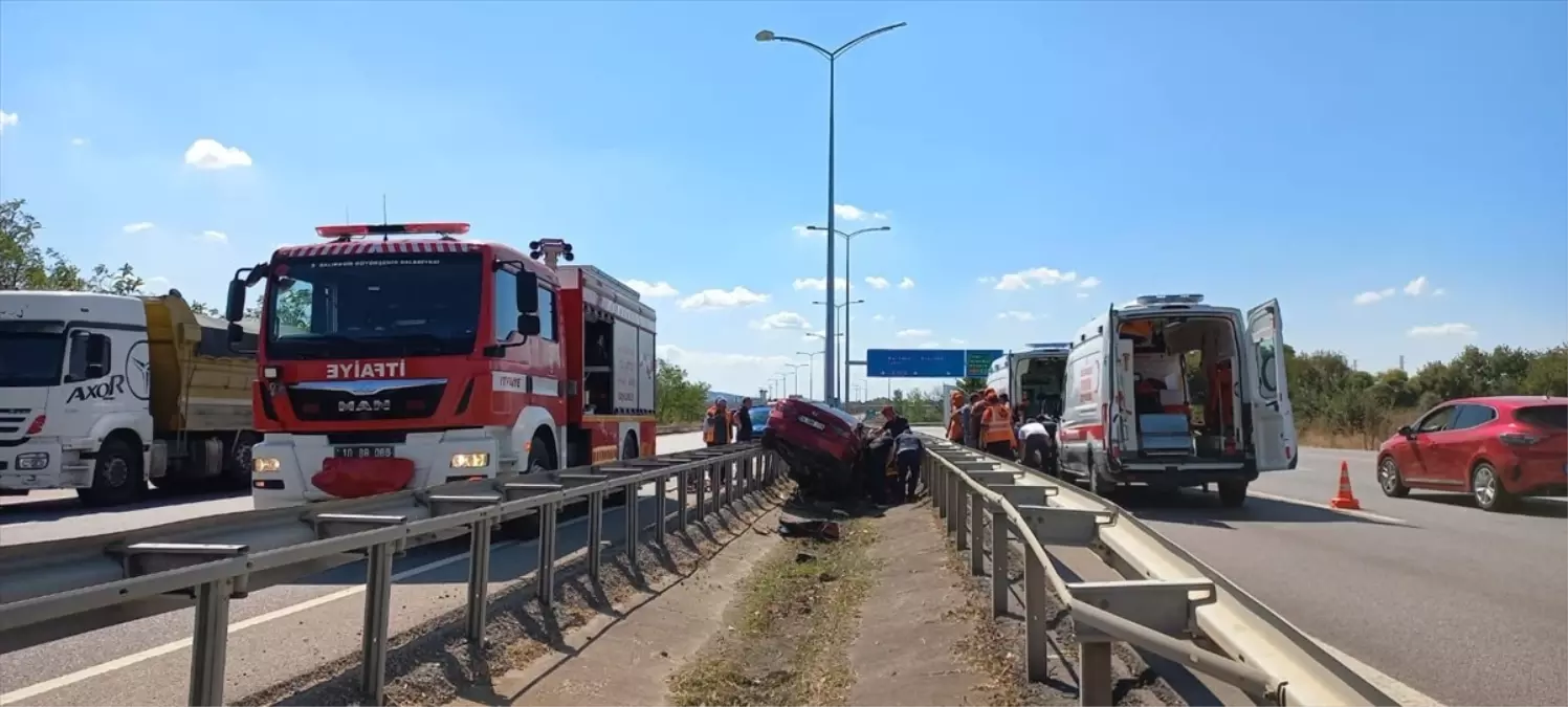 Susurluk\'ta Feci Kaza: 1 Ölü, 2 Yaralı