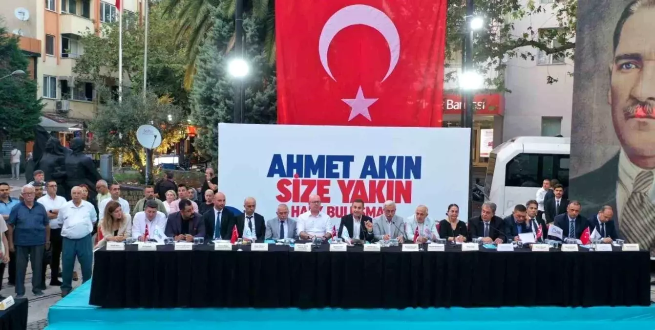 Ahmet Akın Erdek\'te Halk Günü Buluşması Düzenledi