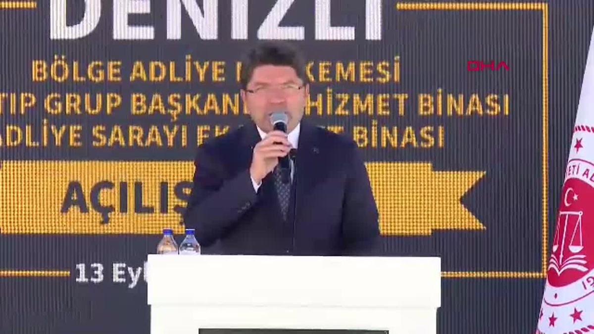 Adalet Bakanı Tunç\'tan Açılış Töreni