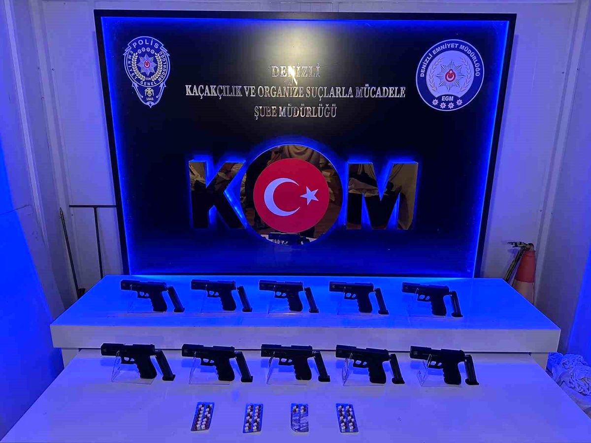 Denizli\'de Silah ve Uyuşturucu Operasyonu