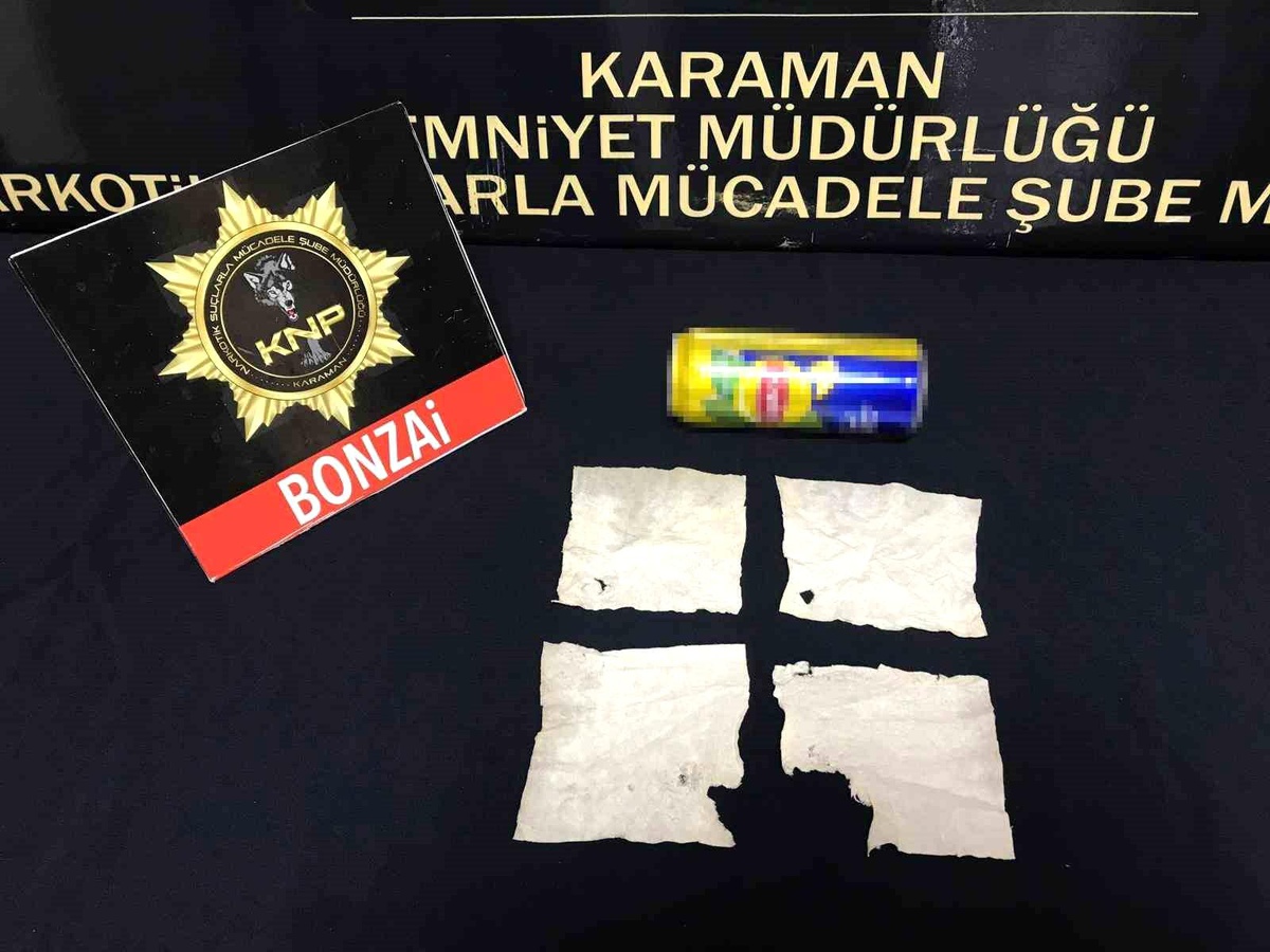 Karaman\'da Uyuşturucu Operasyonu: 3 Tutuklama