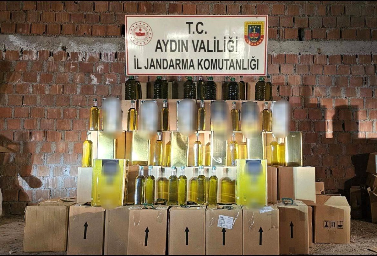 Aydın\'da Sahte Zeytinyağı Operasyonu