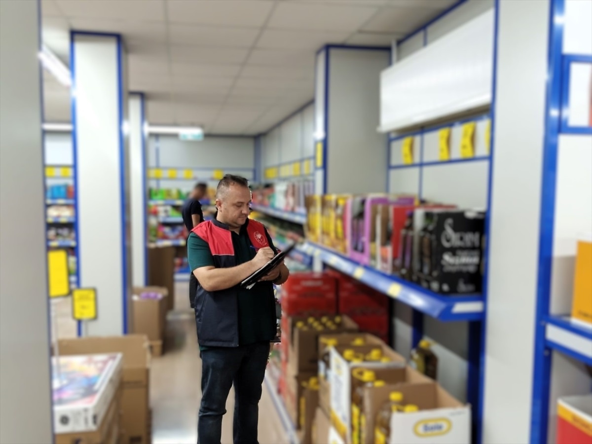 Kırklareli\'nde Zincir Market Fiyat Denetimi