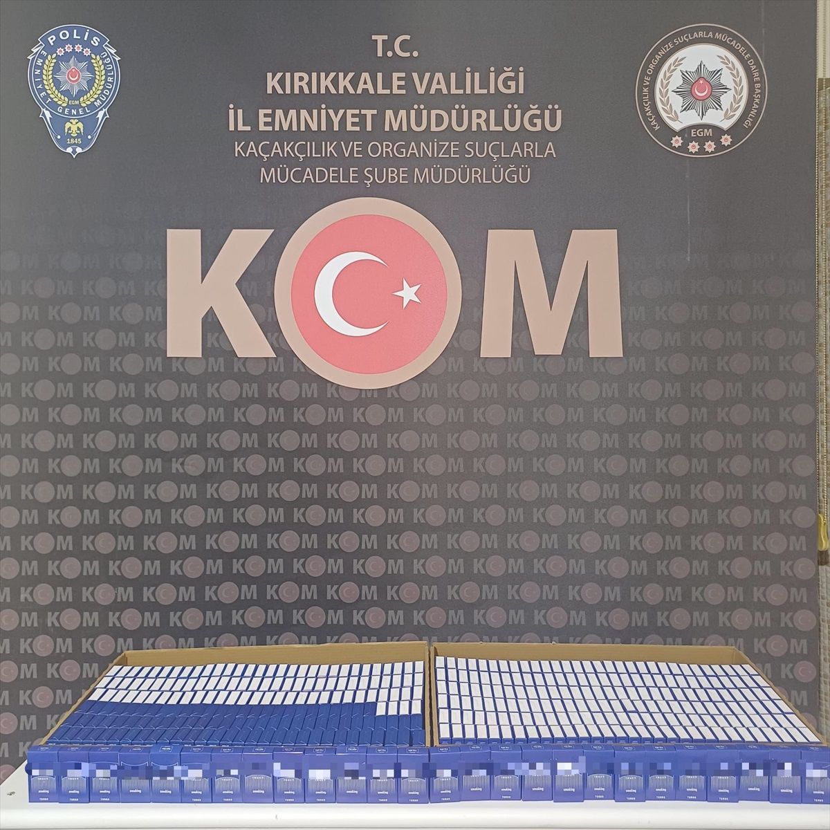 Kırıkkale\'de 8 Bin Dolu Makaron Ele Geçirildi
