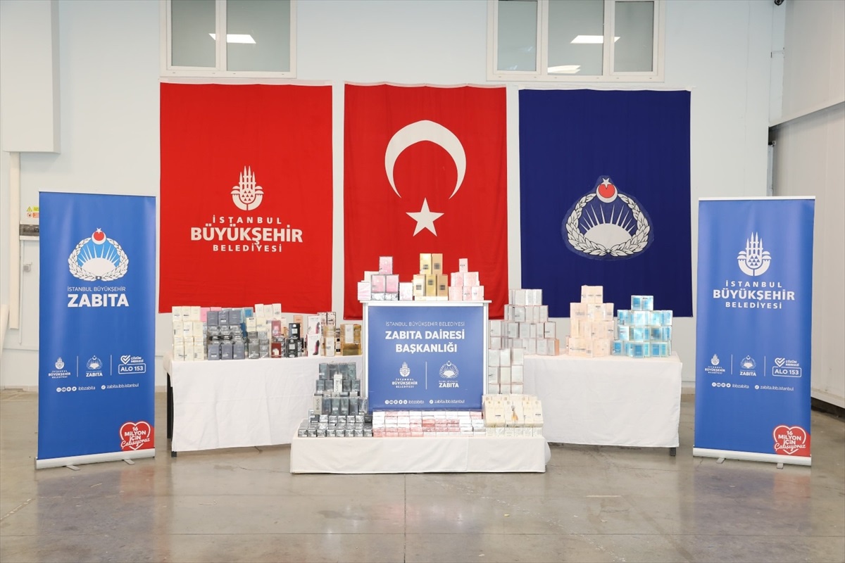 İBB, 4.555 Sahte Parfüm Ele Geçirdi