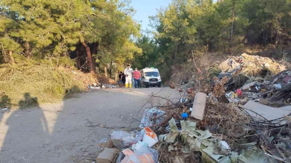 Çöp dökme alanında, fıçı içinde erkek cesedi bulundu