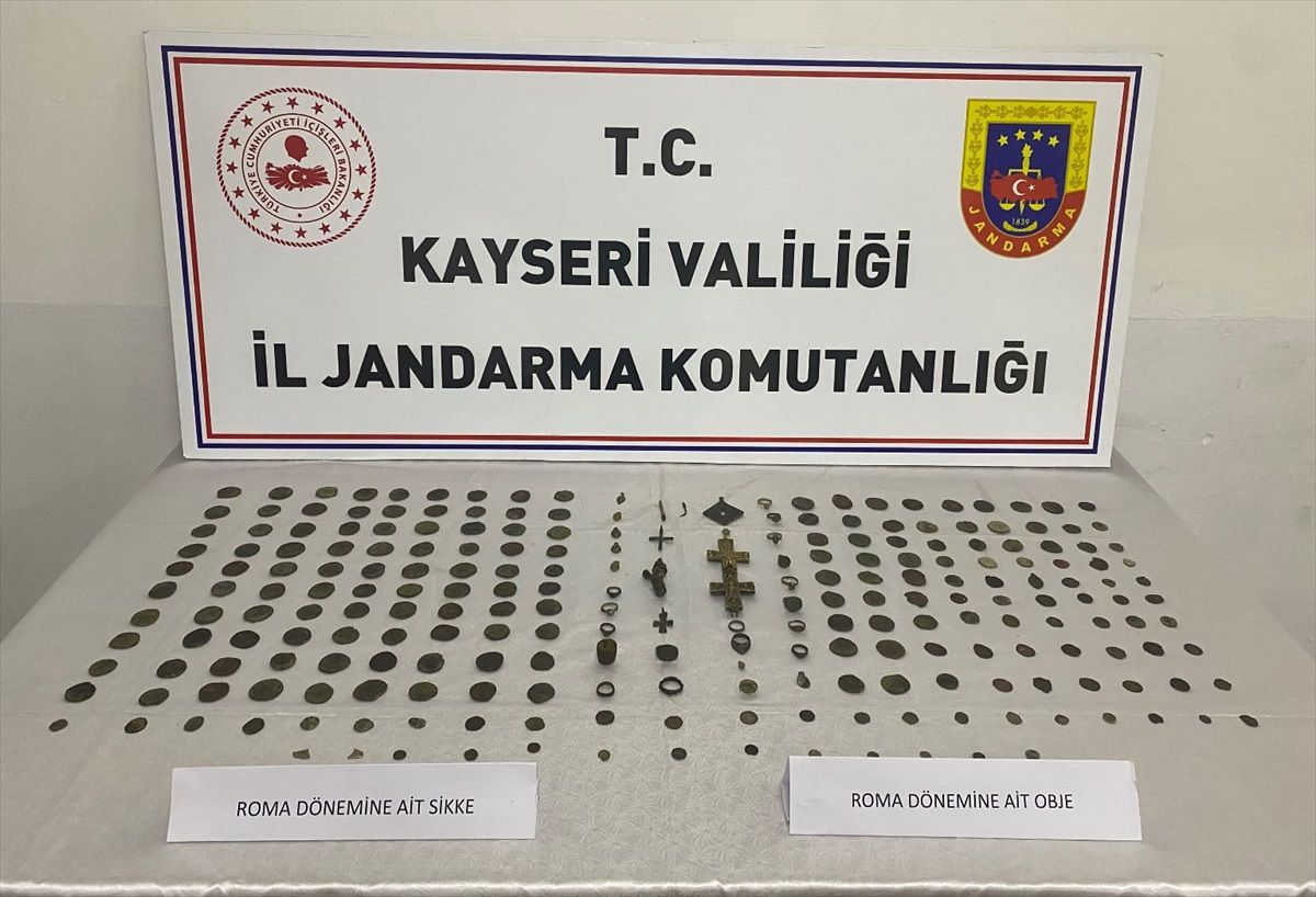 Kayseri\'de Tarihi Eser Kaçakçılığı Operasyonu