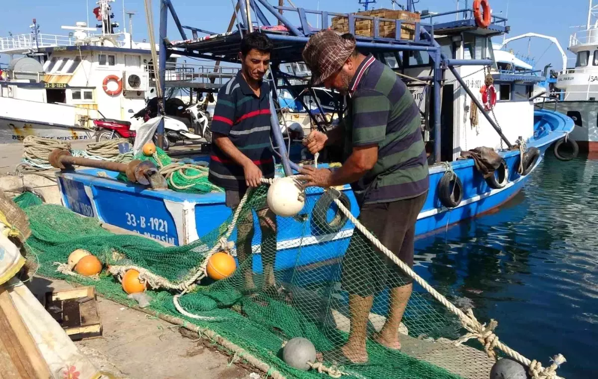 Mersin'de Balıkçılar Sezona Hazır - Son Dakika