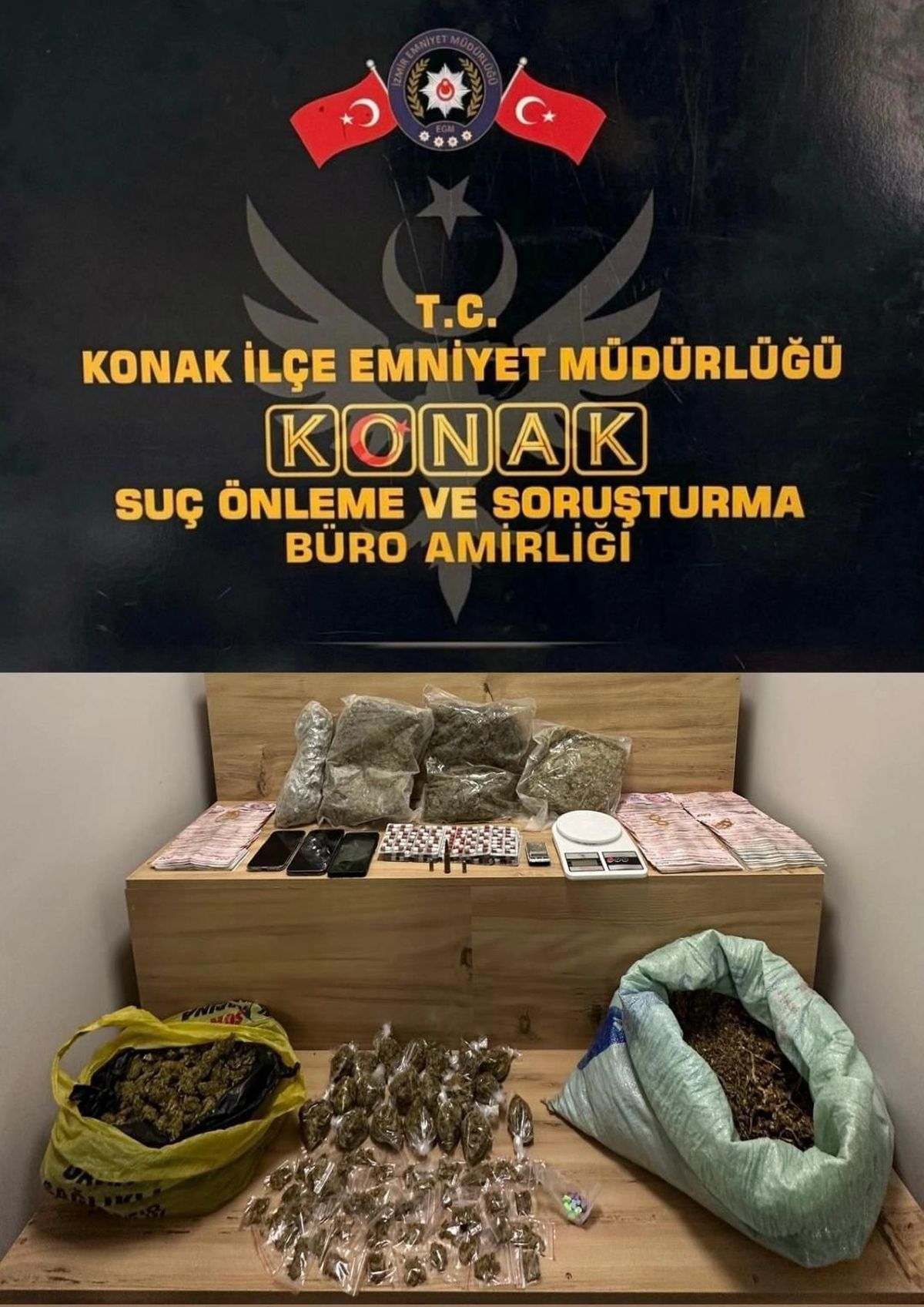 İzmir\'de Uyuşturucu Baskını: 2 Tutuklama