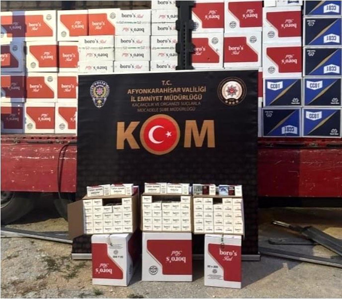 Afyonkarahisar\'da 2.8 Milyon Boş Makaron Ele Geçirildi