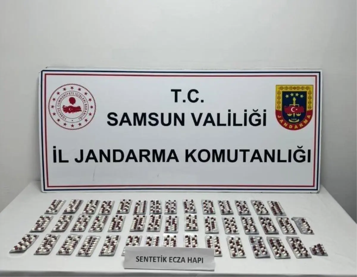 Samsun\'da Uyuşturucu Operasyonu: 947 Hap Ele Geçirildi