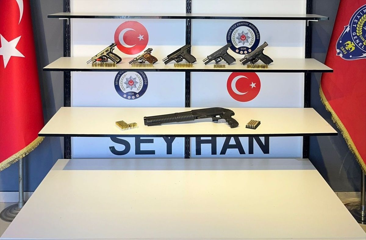 Adana\'da Ruhsatsız Silah Operasyonu
