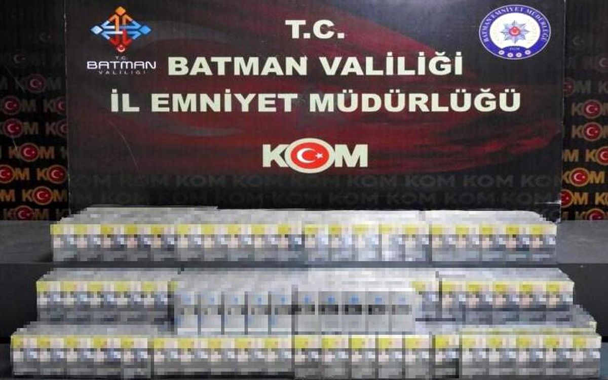 Batman\'da Kaçak Sigara Operasyonu