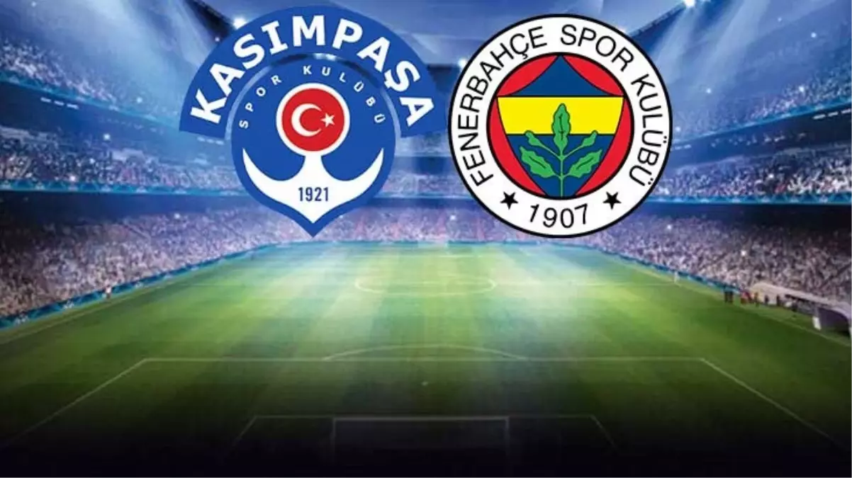 Canlı anlatım! Kasımpaşa-Fenerbahçe maçında 2 gol var