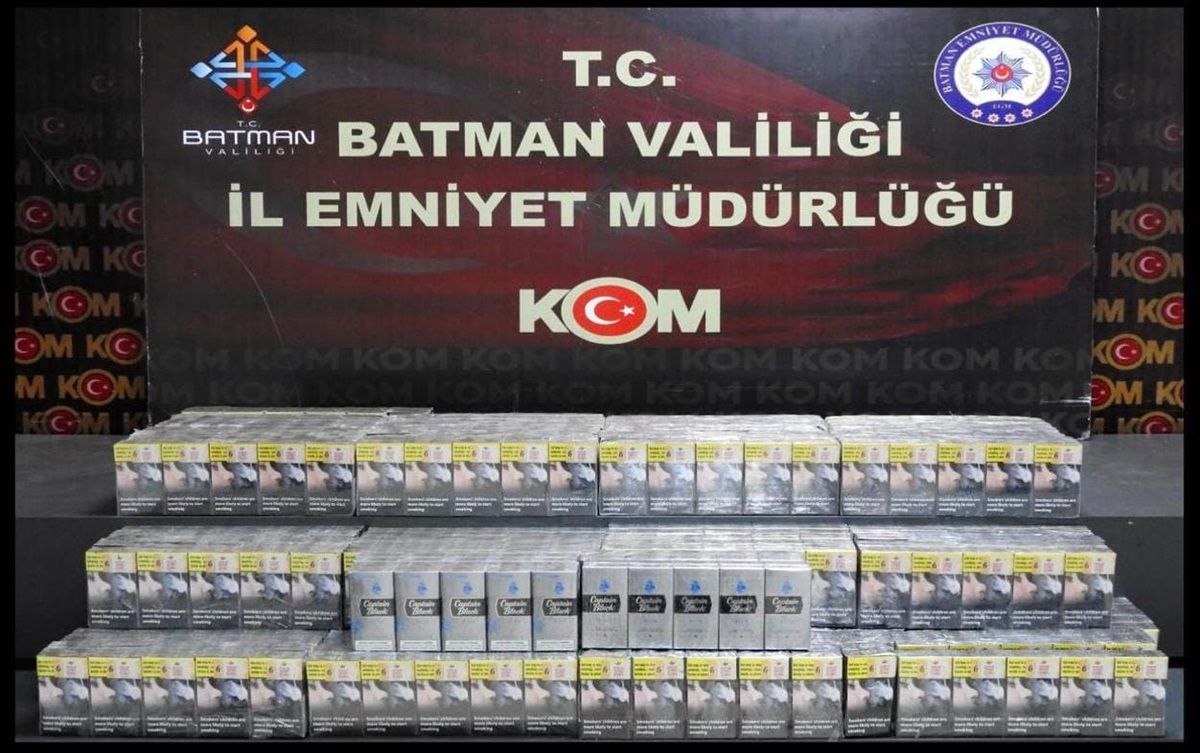 Batman\'da Kaçak Sigara Operasyonu