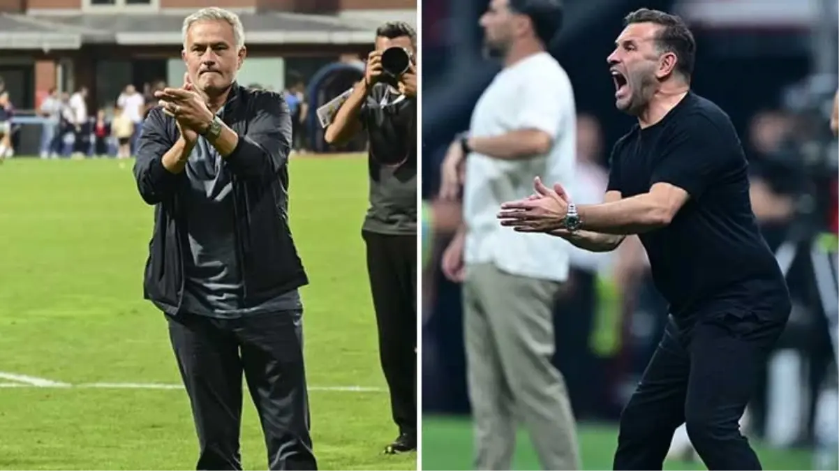 Basın toplantısına damga vurdu! Jose Mourinho\'dan derbi öncesi Okan Buruk için bomba sözler