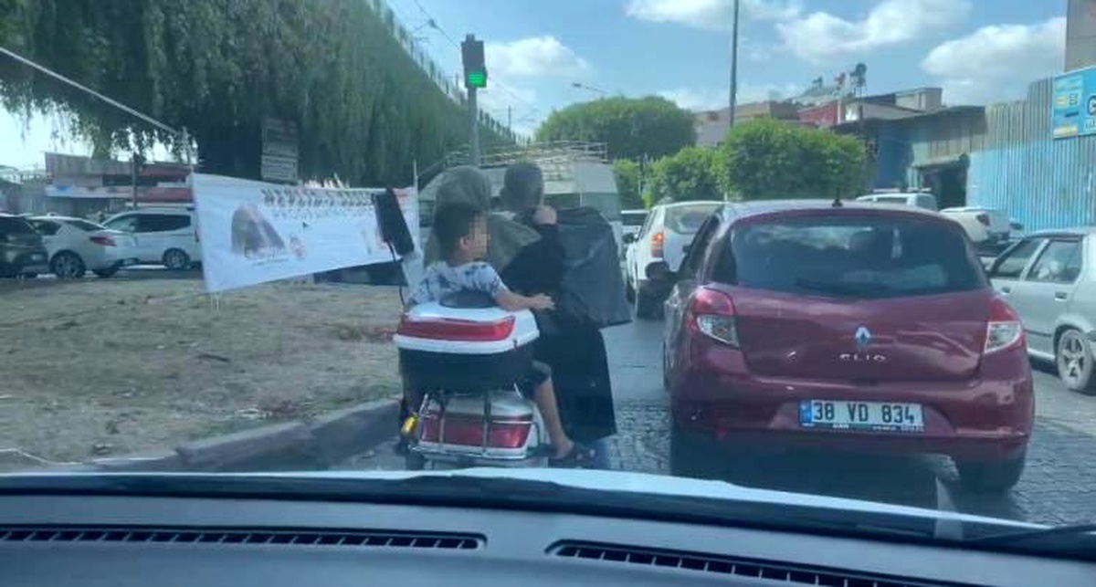 Adana\'da Motosikletle Halı Yıkama Makinesi Taşındı