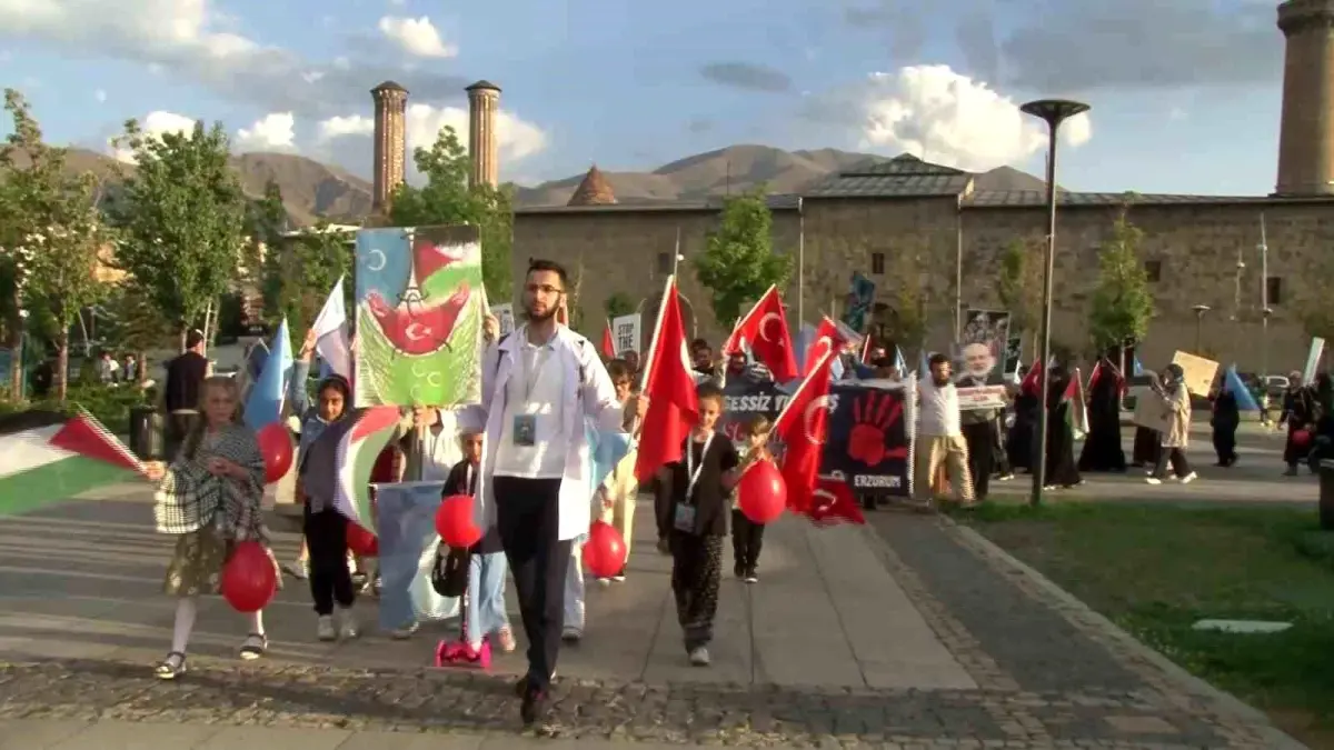 Erzurum\'da 44. Haftada Gazze Protestosu