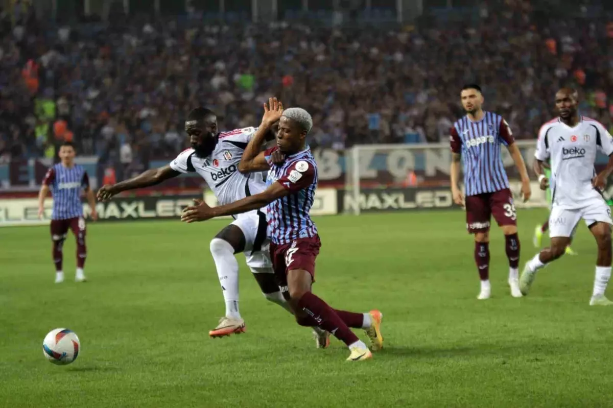 Trabzonspor - Beşiktaş Maçından İlk Yarının Özeti