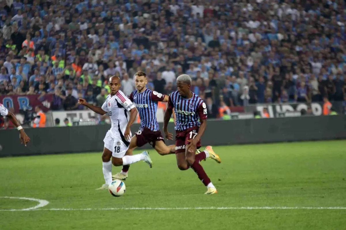 Trabzonspor - Beşiktaş Maçı 1-1 Berabere Bitti