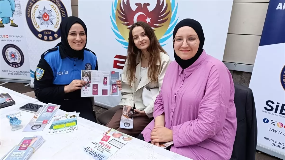 Amasya\'da Polis Bilgilendirme Etkinliği