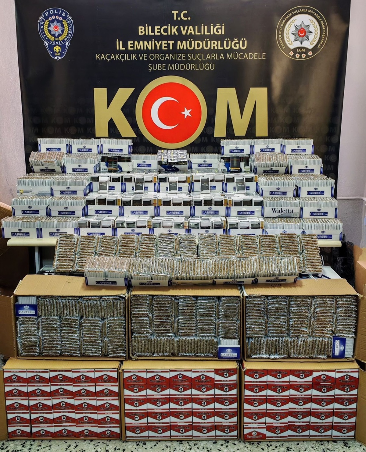 Bozüyük\'te Kaçak Makaron Operasyonu