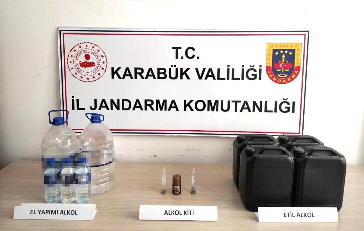 Karabük\'te Sahte Alkol Operasyonu