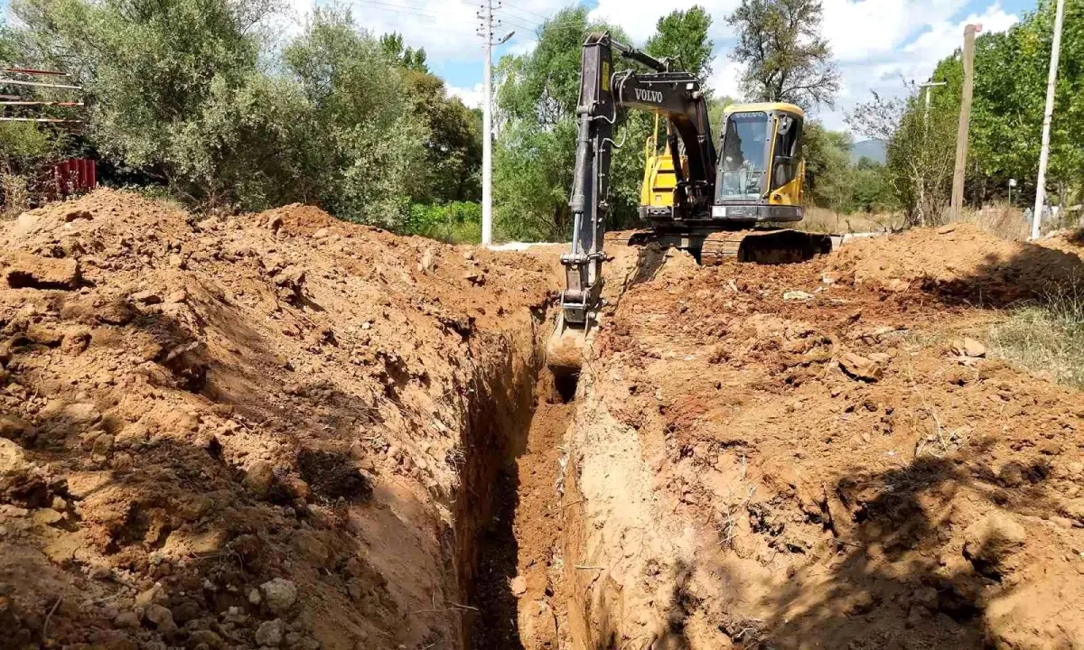 Kınık Köyü\'nde Altyapı Çalışmaları Tamamlandı