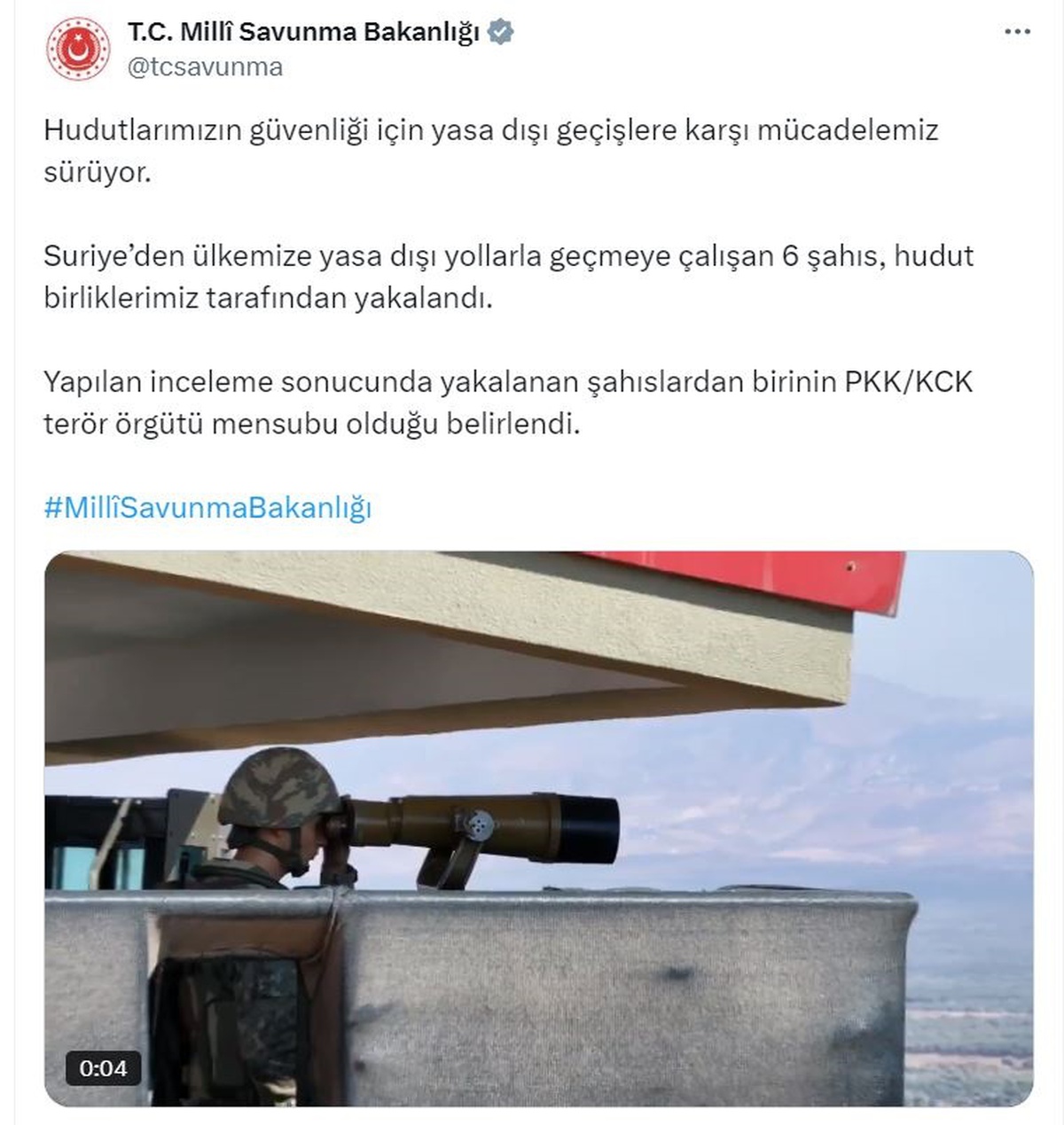 Suriye\'den Geçişte 6 Kişi Yakalandı
