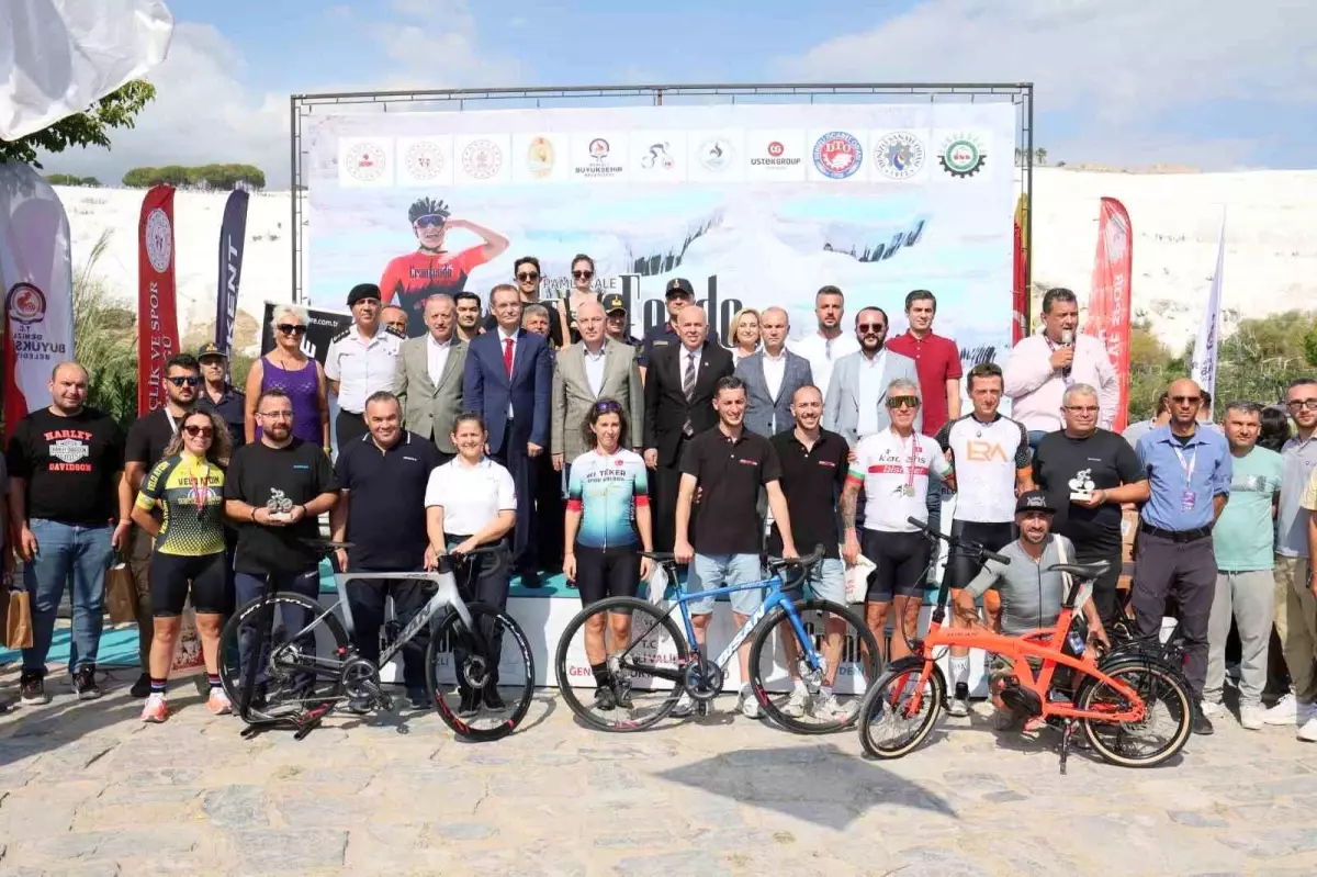 Pamukkale\'de Uluslararası Granfondo Bisiklet Yarışları Sona Erdi