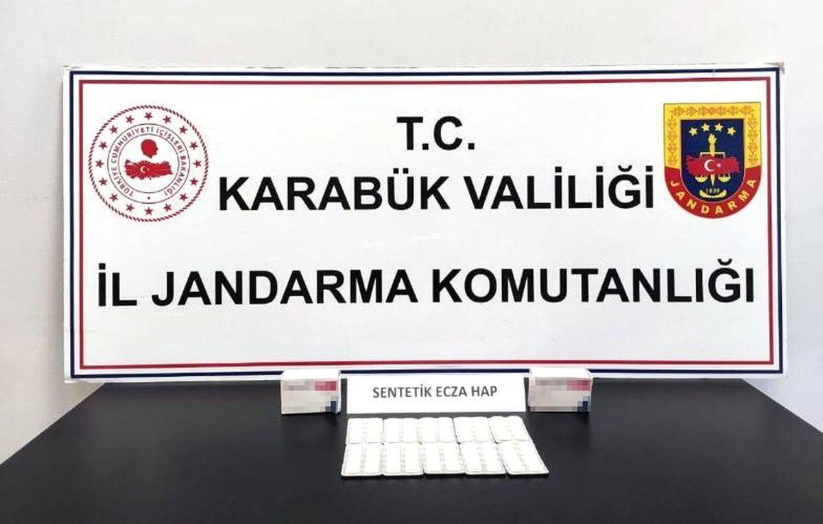 Karabük\'te Uyuşturucu Hapla Yakalanma