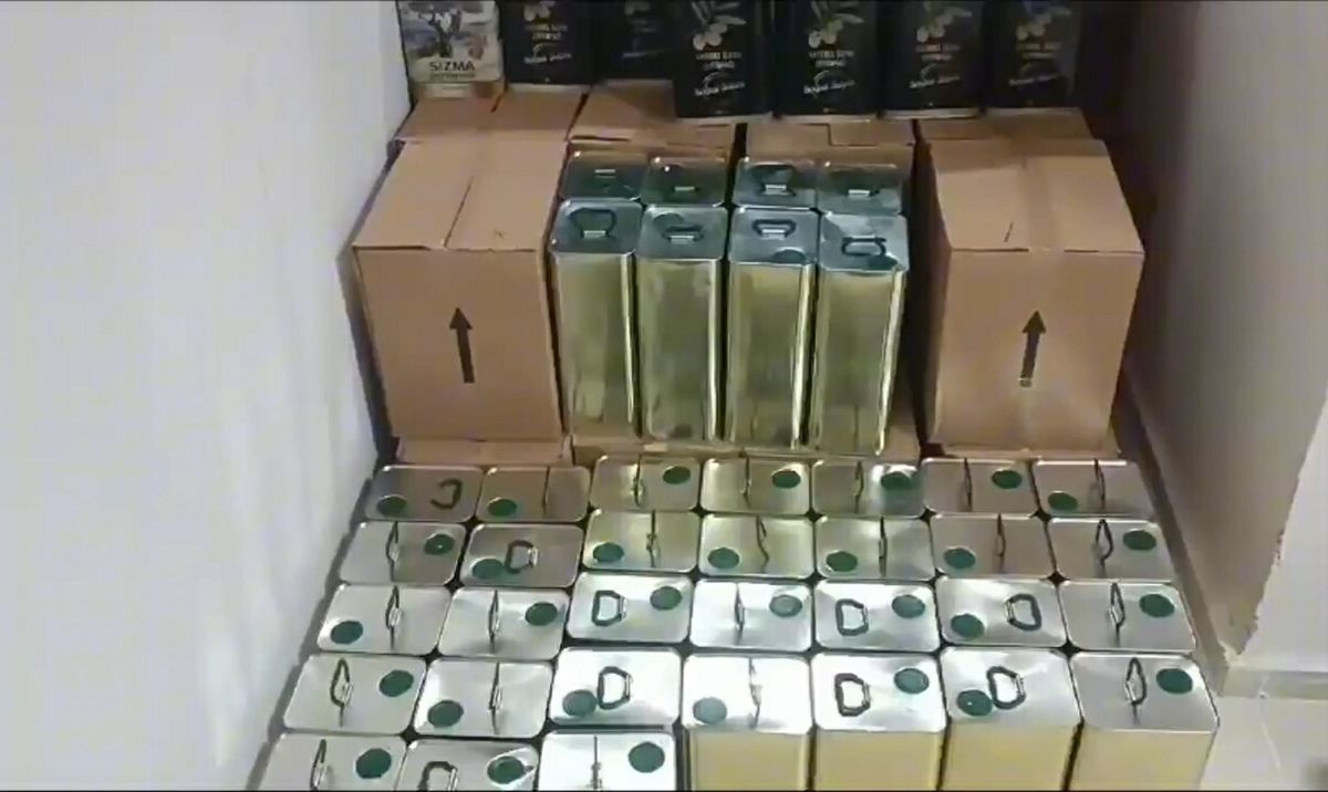 Sahte Zeytinyağı Operasyonu: 19.500 Litre Ele Geçirildi
