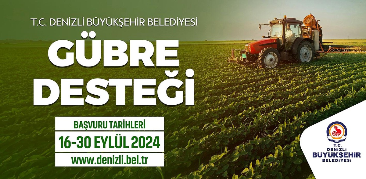 Denizli Büyükşehir Belediyesi\'nden Çiftçilere Gübre Desteği