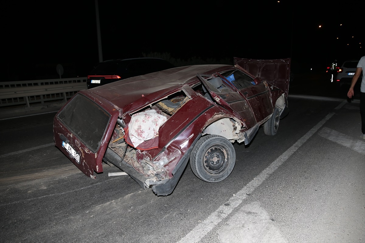 Antakya\'da Trafik Kazası: 1 Yaralı