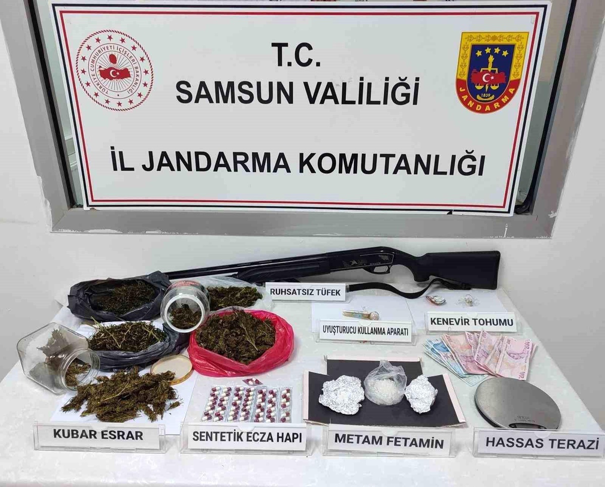 Samsun\'da Uyuşturucu Operasyonu