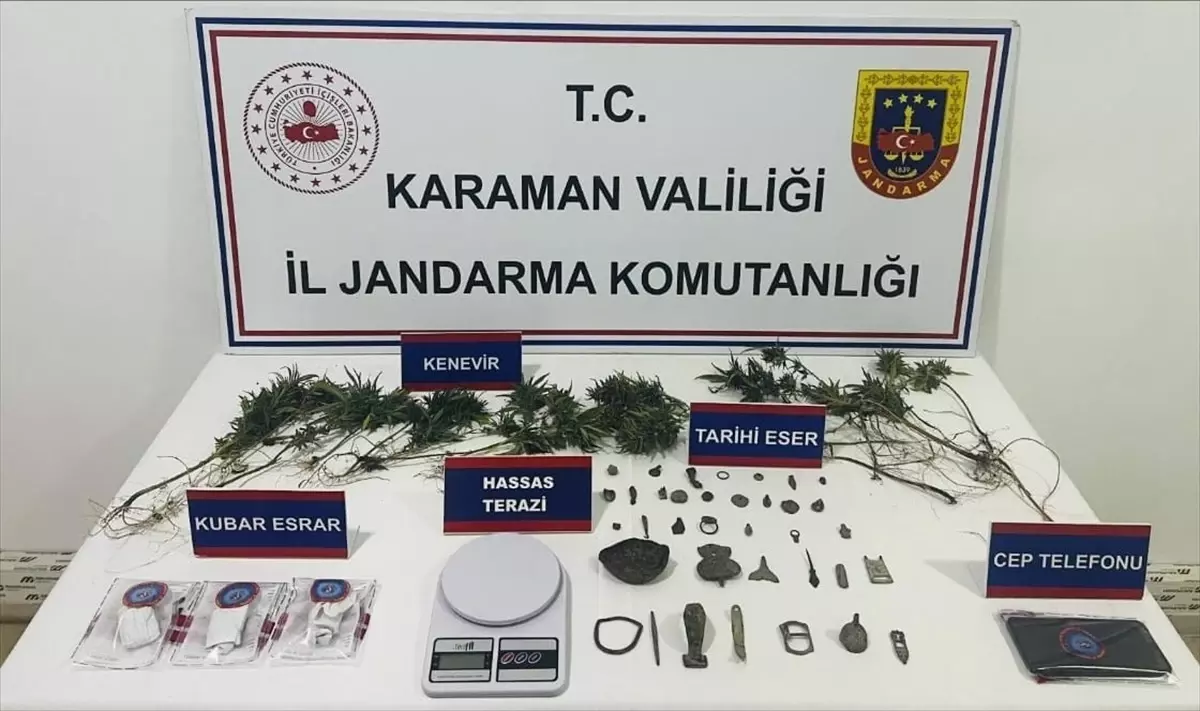 Karaman\'da Uyuşturucu Operasyonu