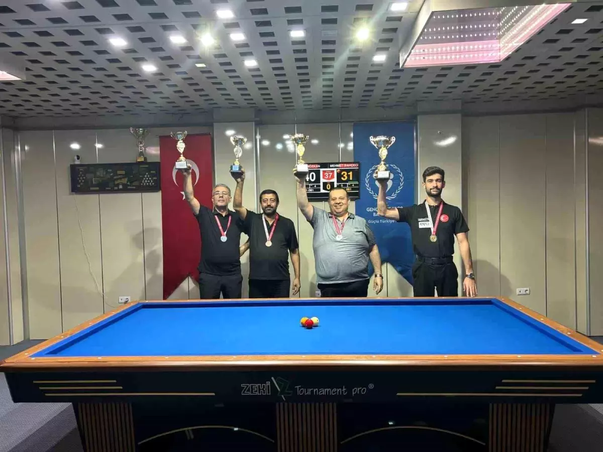 Kayseri Bilardo İl Birinciliği Tamamlandı