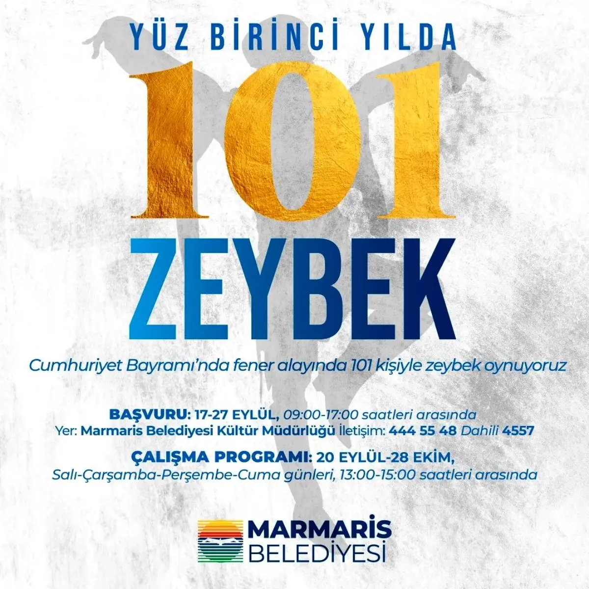 Marmaris\'te 101. Yıl İçin Zeybek Gösterisi Düzenlenecek