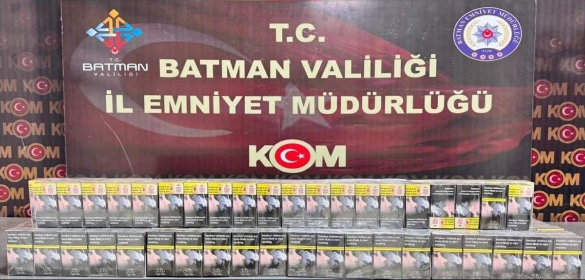 Batman\'da Kaçak Sigara Operasyonu