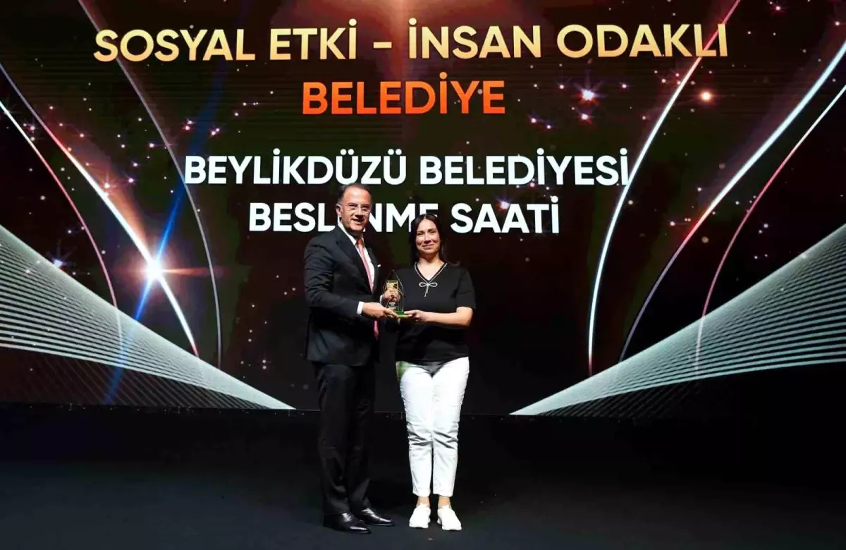 Beylikdüzü Belediyesi \'Beslenme Saati\' Uygulamasıyla Ödül Kazandı