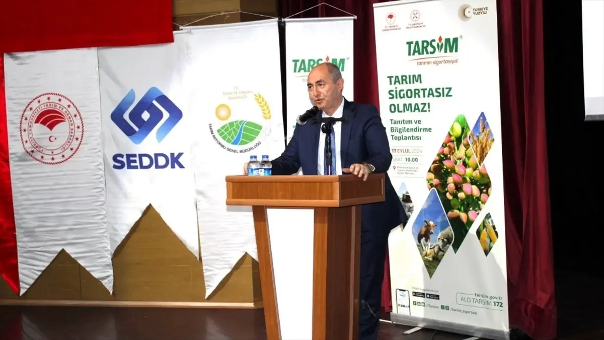 TARSİM Batman\'da Tarım Sigortası Bilgilendirme Toplantısı Düzenledi