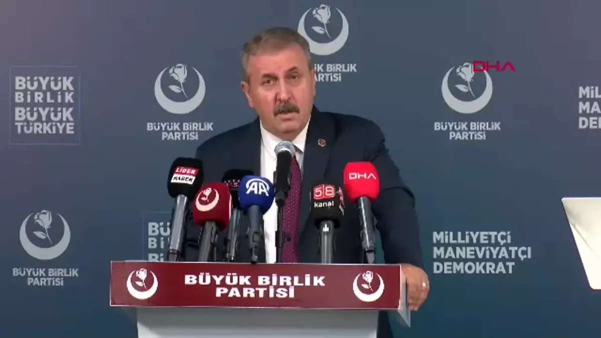 Mustafa Destici: Muhalefet Erken Seçim Çağrılarına Mecburen \'Evet\' Diyecek