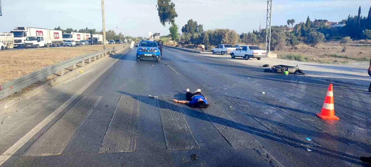Manavgat\'ta Motosiklet Kazası