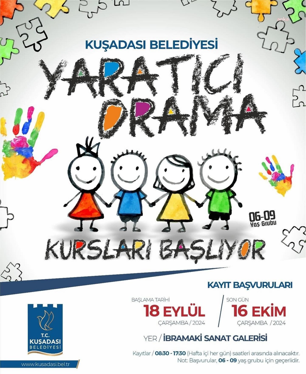 Kuşadası Belediye Tiyatrosu\'nda Drama ve Tiyatro Eğitimlerine Kayıtlar Başladı