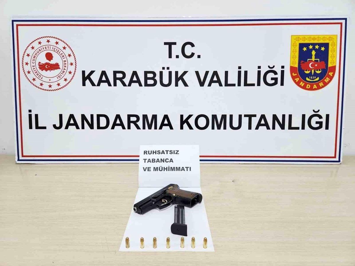 Karabük\'te Ruhsatsız Silah Ele Geçirildi