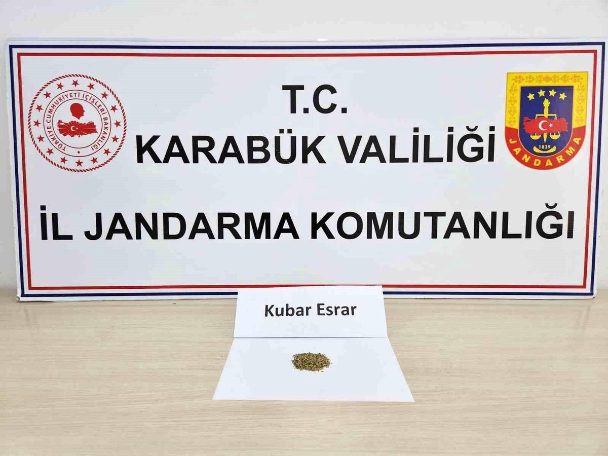 Karabük\'te Uyuşturucu Zanlısı Yakalandı