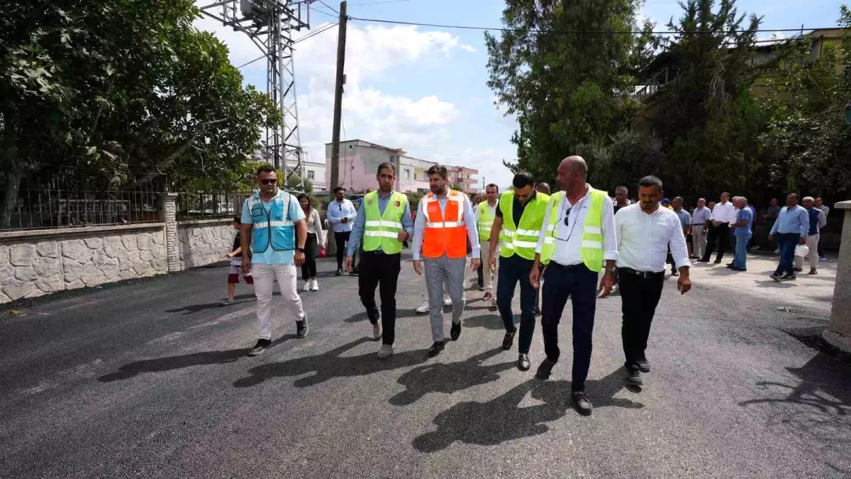 Tarsus\'ta Asfaltlama Çalışmaları Hız Kazanıyor