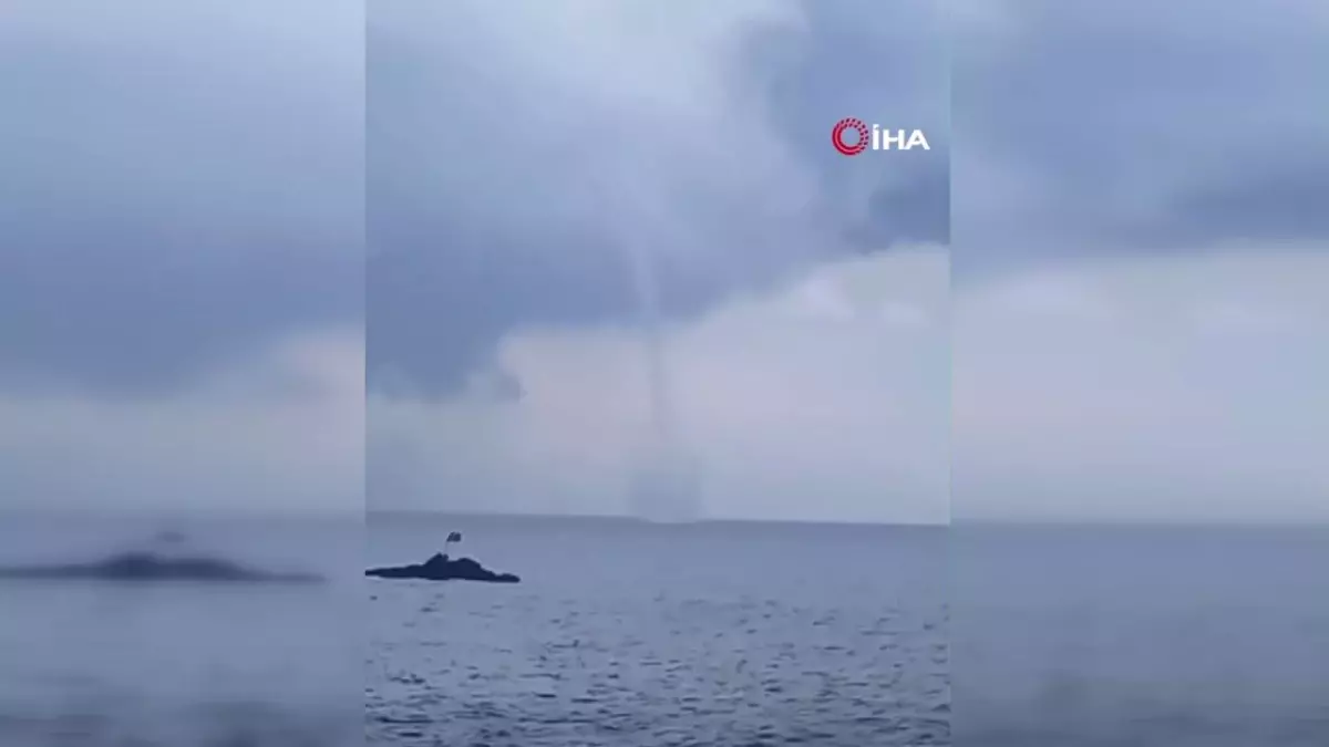 Giresun\'da Deniz Hortumu Görüntülendi